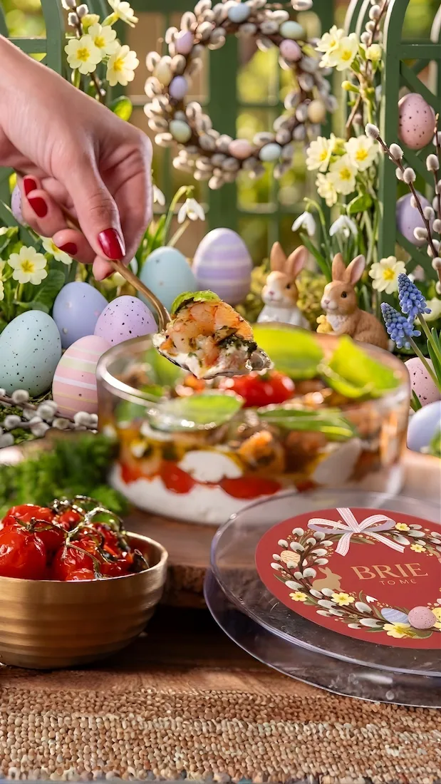 CAPRESE COM CAMARÃO - 1,2 KG - SERVE ATÉ 10 PESSOAS - Imagem 2