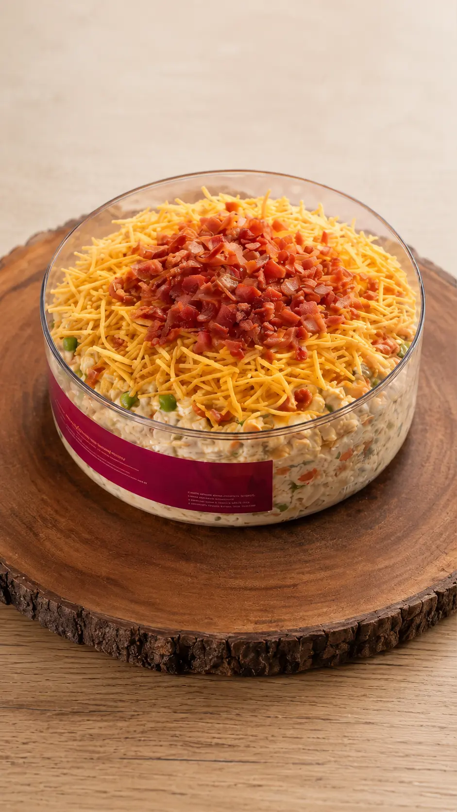 Salpicão Festivo com Crispy de Parma - Serve de 4 a 8 pessoas