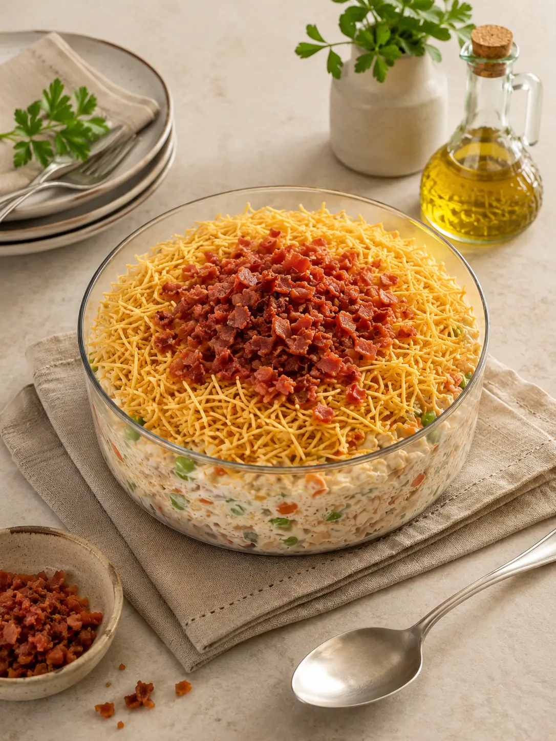Salpicão Festivo com Crispy de Parma - Serve de 4 a 8 pessoas - Imagem 2